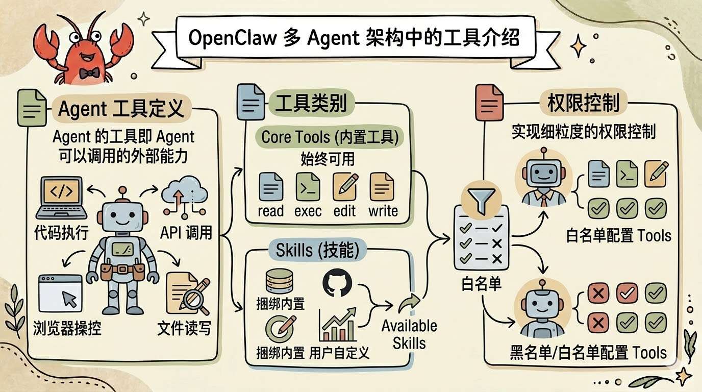 OpenClaw 中 Agent 的具体构成 — OpenClaw screenshot