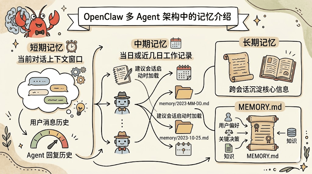 OpenClaw 中 Agent 的具体构成 — OpenClaw screenshot